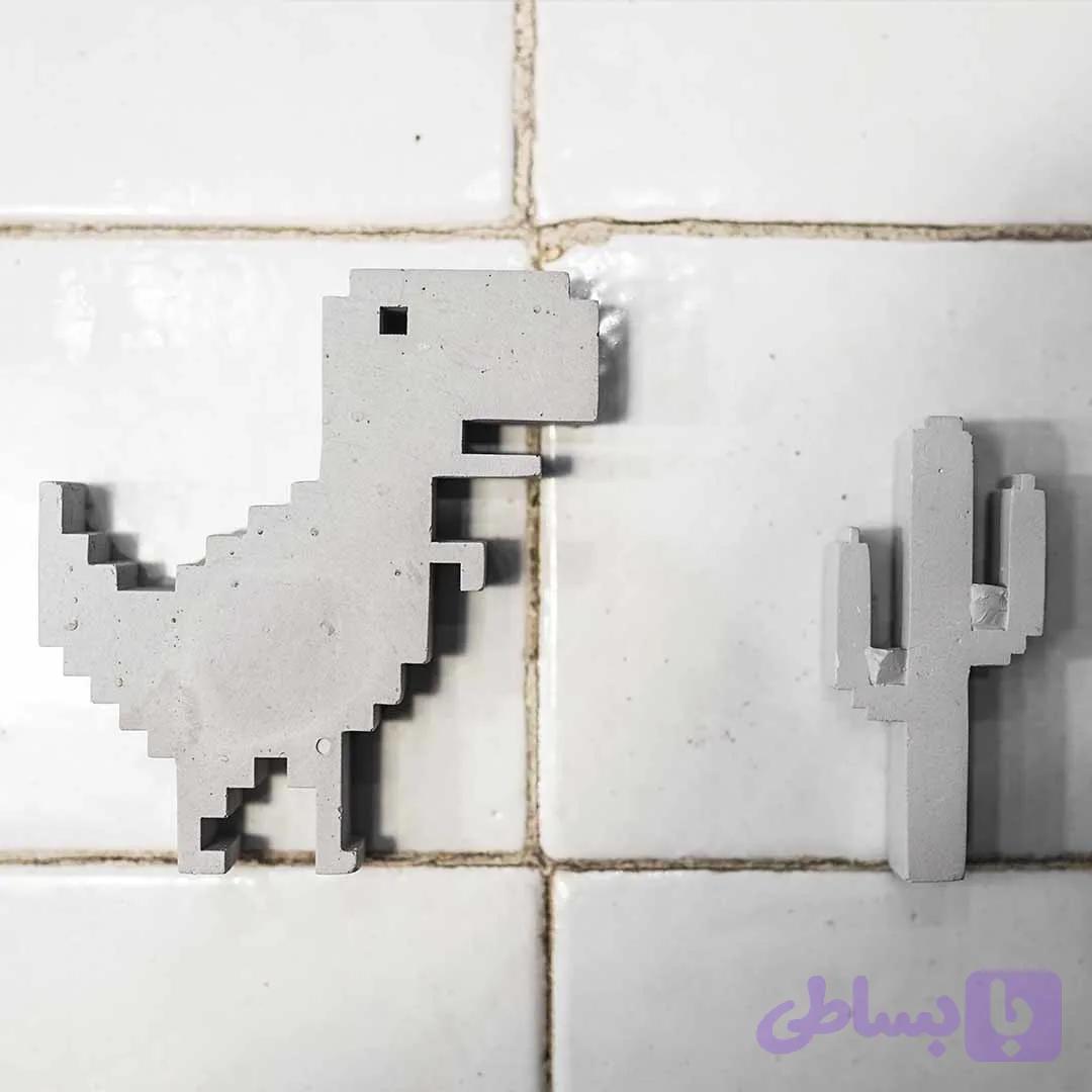 دایناسور با کاکتوس