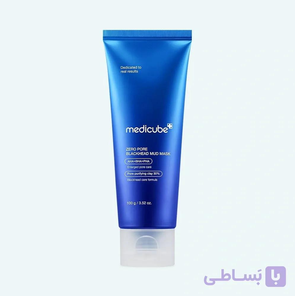 ماسک کنترل منافذ و جوش سر سیاه مدی‌کیوب حجم 100گرم اصل — تصویر 1