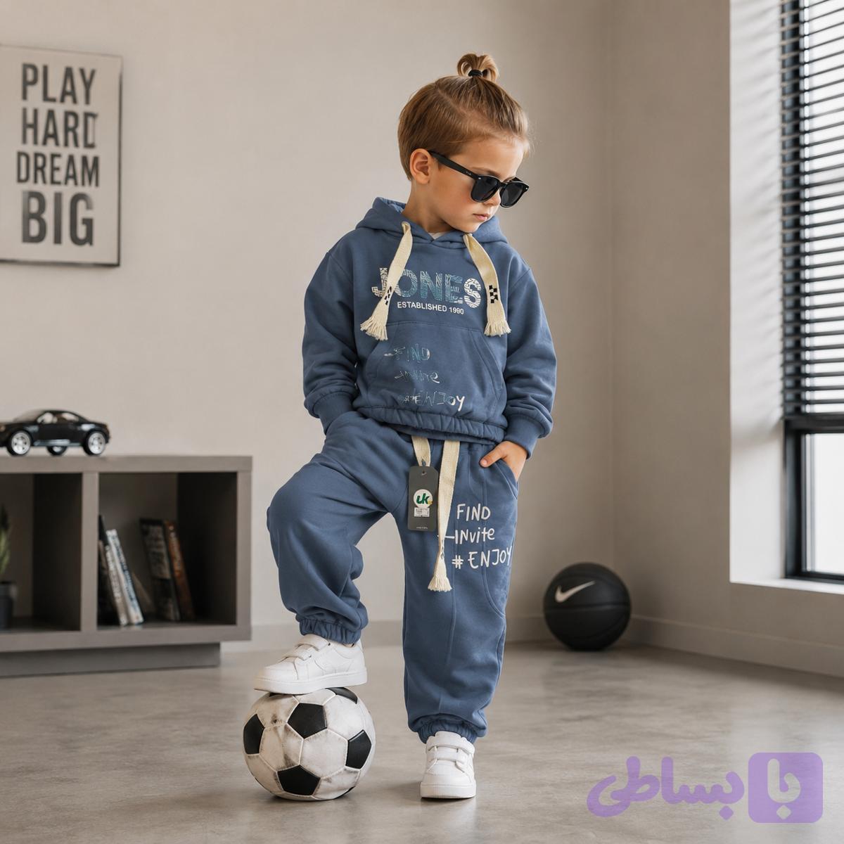 دو تیکه اسپرت جونز | | کد 1546 قیمت عمده — تصویر 1