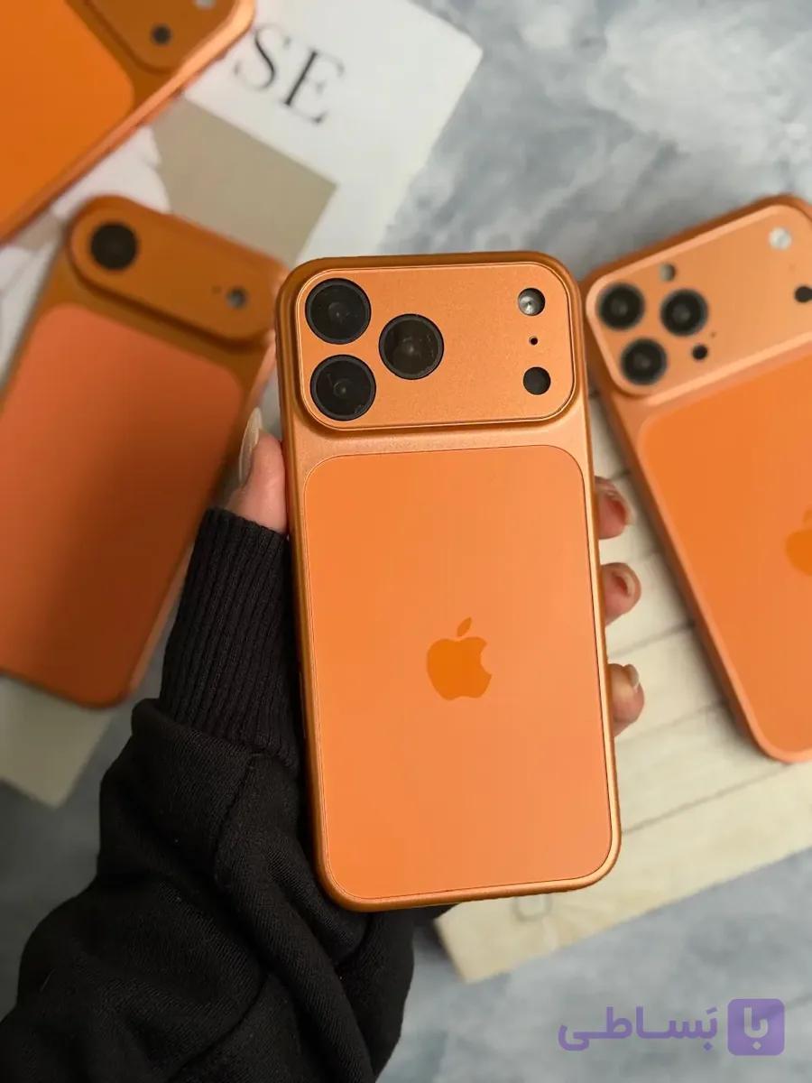 قاب Orange AG with Apple logo با مگ سیف (کدC2181)