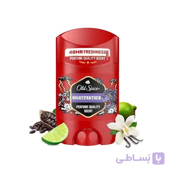 استیک ضد تعریق مردانه الد اسپایس اصلی مدل نایت پنتر NIGHTPANTHER حجم 50 میل — تصویر 1