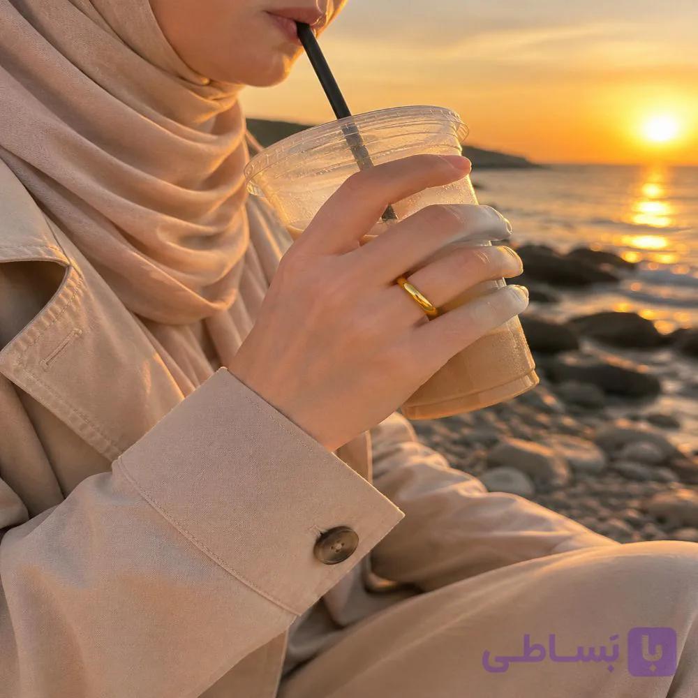 انگشتر رینگی ساده  طلای نازک
