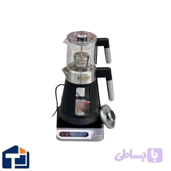 چای ساز سئو مدل TM025 ظرفیت ۱.۷ لیتر مشکی — تصویر 1