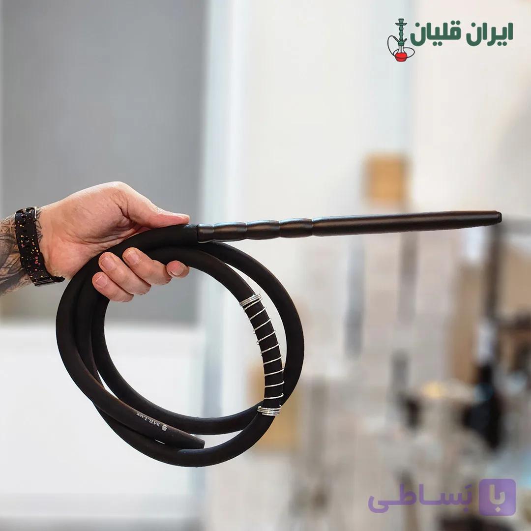 شلنگ سیلیکونی مستر لوکس مشکی — تصویر 1