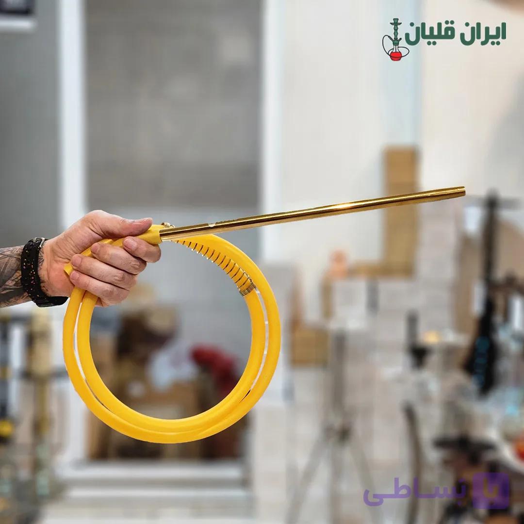شلنگ سیلیکونی سافت تاچ طلایی