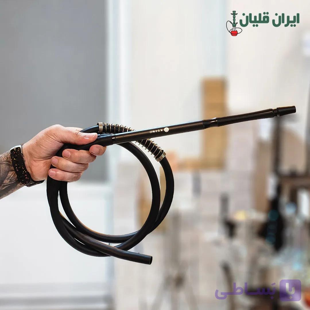 شلنگ سیلیکونی کرنو مشکی — تصویر 1