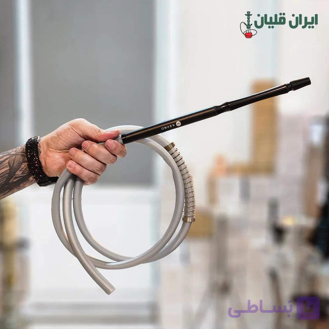 شلنگ سیلیکونی کرنو نقره ای