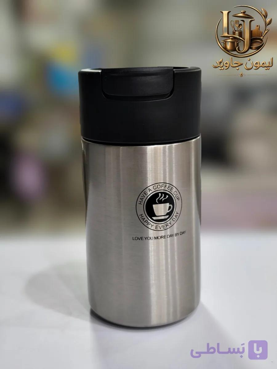 تراول ماگ دوجداره چهار صد میلی لیتر کافی مسافرتی