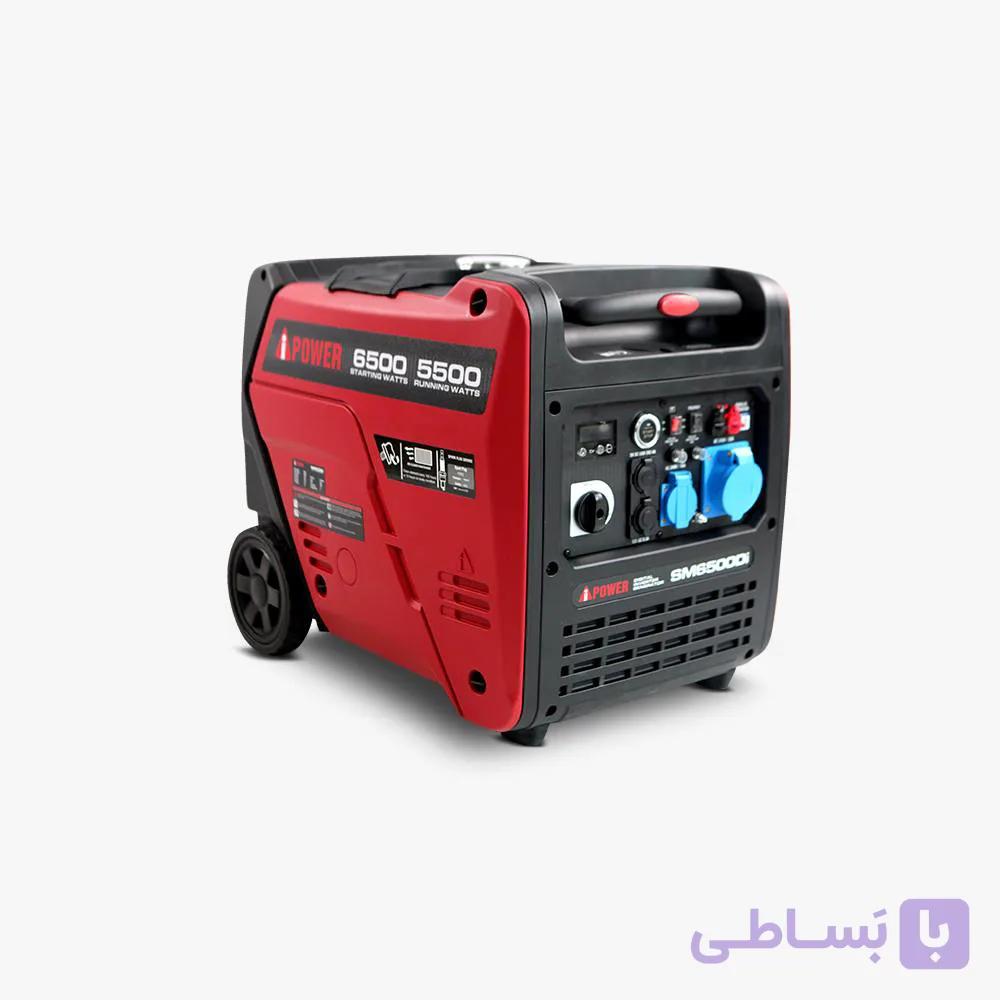موتور برق 6.5 کیلووات بنزینی سایلنت a-ipower مدل SM6500Di — تصویر 1