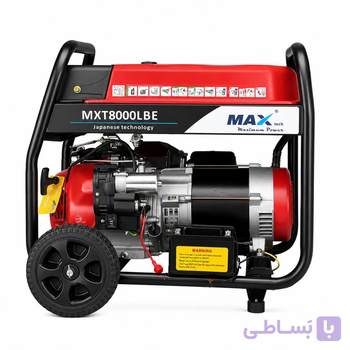 موتور برق 8 کیلووات بنزینی مکس تک مدل MXT8000LBE — تصویر 1