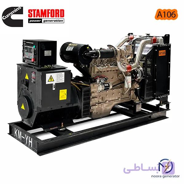 دیزل ژنراتور کامینز 120 kva مدل 6bt   – ژنراتور طرح استامفورد تمام مس — تصویر 1