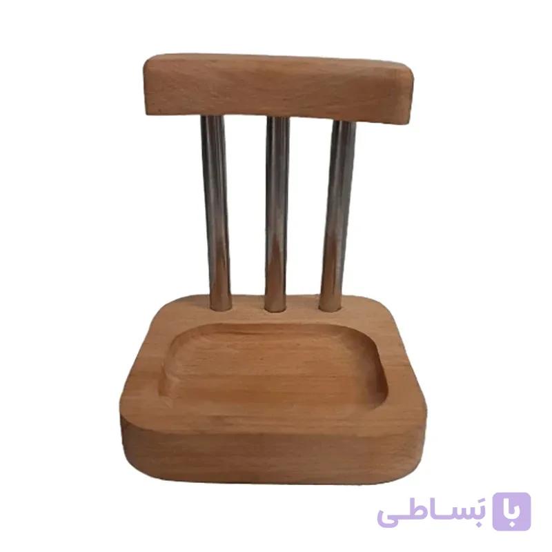 استند چوبی ملاقه — تصویر 1