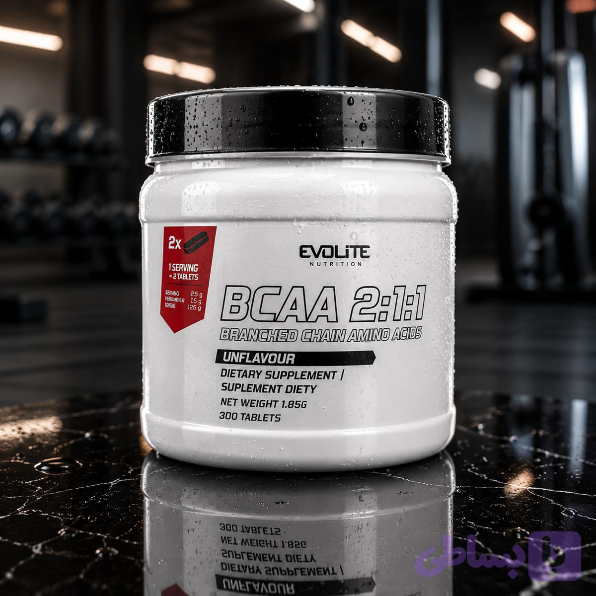 مکمل 2:1:1 BCAA اولایت نوتریشن (Evolite Nutrition) – ۳۰۰ عددی