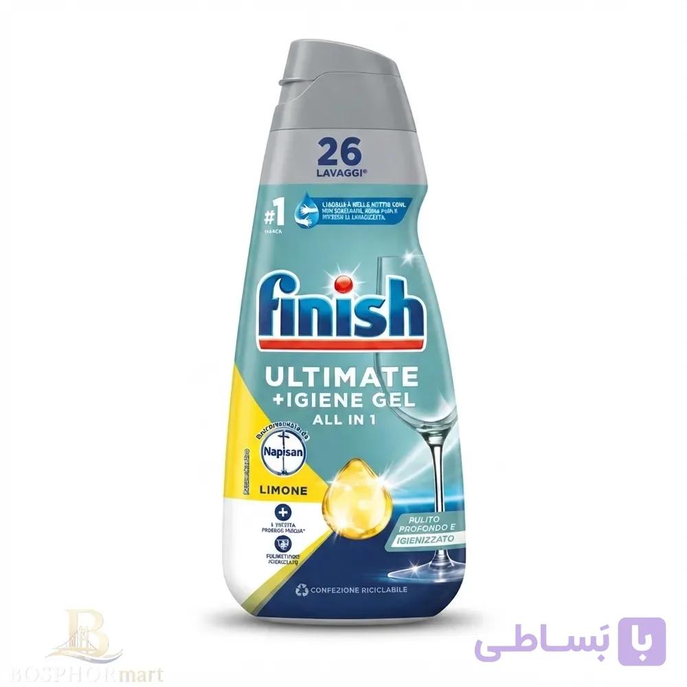 ژل ماشین ظرفشویی مدل Ultimate + Igene All in 1 با رایحه لیمو 560میل — تصویر 1