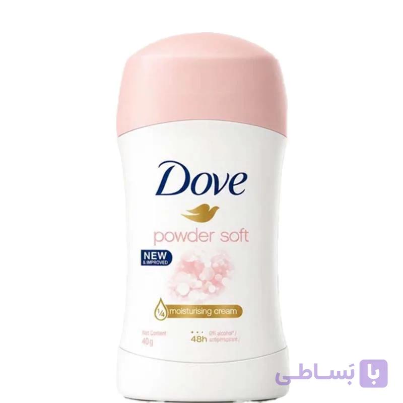 مام صابونی داو پودر بچه زنانه Powder Soft اصل ۴۰ گرم