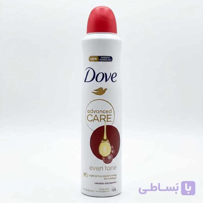 اسپری even tone داو مدل Advanced Care حجم 250 میل