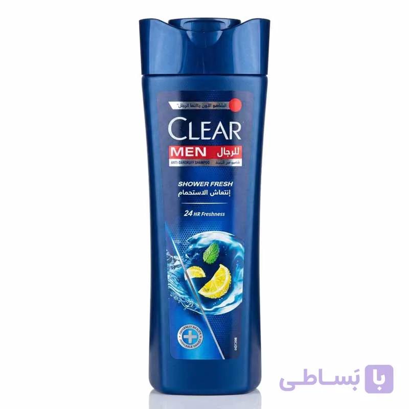 شامپو کلیر مردانه ضد شوره Clear زغال و نعنا حجم 350 میل