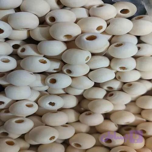 مهره چوبی خام 25 گرم(30 تایی)