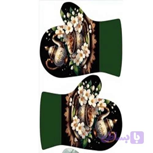 حراج دستکش فر – قوری با زمینه مشکی