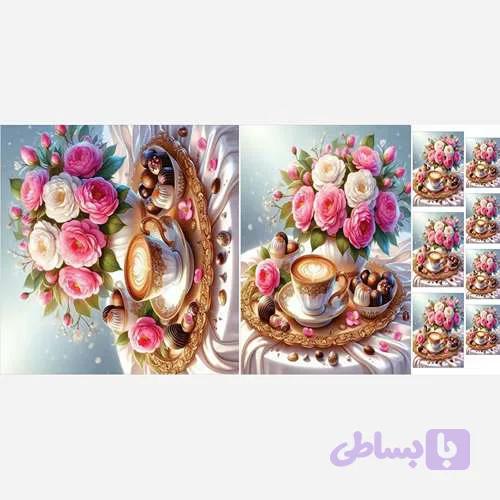 نیم ست جذاب-میز گل