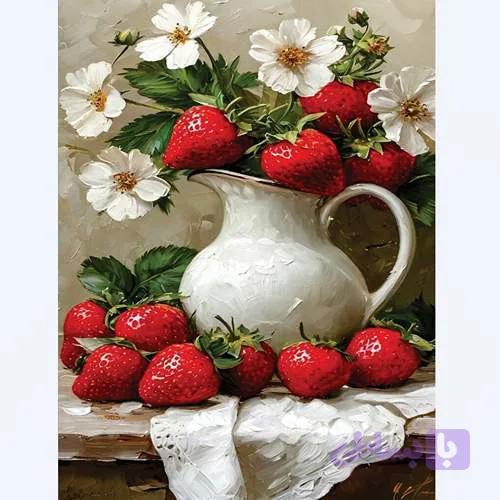 پیشبند-پارچ و توت فرنگی