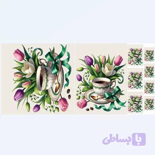 نیم ست جذاب-پاپیون سبز