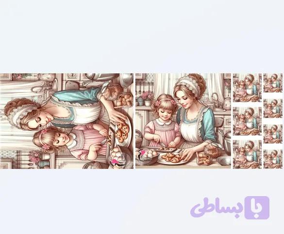 نیم ست جذاب-مادر و کودک2