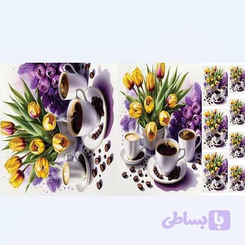 نیم ست جذاب-فنجان سفید
