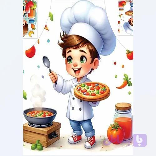 پیشبند پسرانه -پیتزا