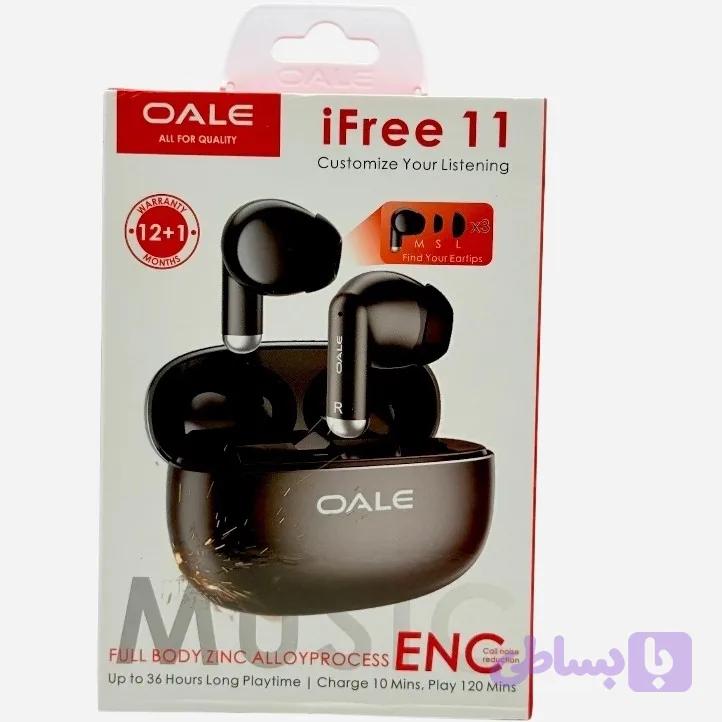 ایرپاد بی‌سیم OALE مدل iFree11 با بلوتوث ۵.۴ و حذف نویز ENC