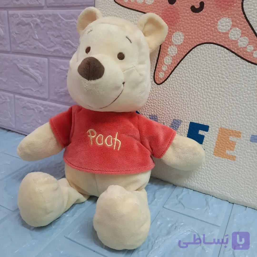 عروسک شخصیت کارتونی پو سیسمونی جغجغه‌دار برند دیزنی