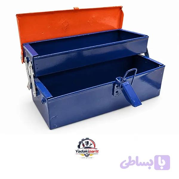 جعبه ابزار فلزی کوچک 2 طبقه — تصویر 1
