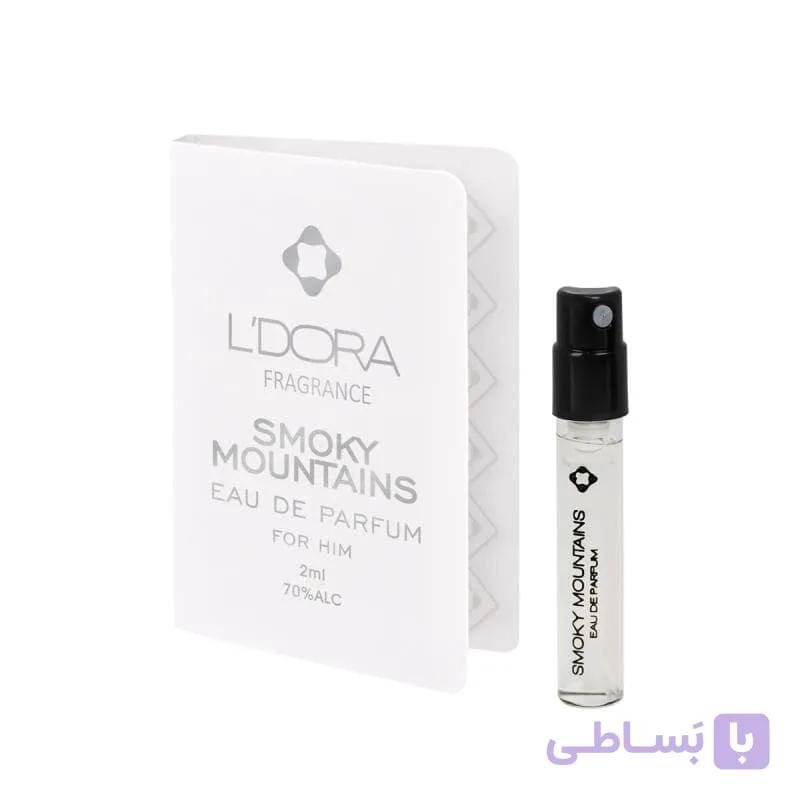 تستر ادوپرفیوم مردانه مدل لدورا SMOKY MOUNTAINS. 2 میلی لیتر