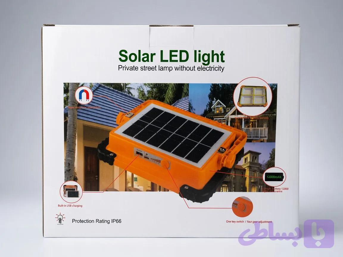 ☀️ چراغ خورشیدی پرتابل Solar LED Light روشنایی قدرتمند، بدون نیاز به برق! اگر به دنبال یک چراغ قابل‌حمل، مقاوم و کم‌مصرف برای خانه، باغ، ویلا، سفر، کمپینگ یا مواقع قطعی برق هستید، این مدل می‌تواند گزینه‌ای کاربردی باشد