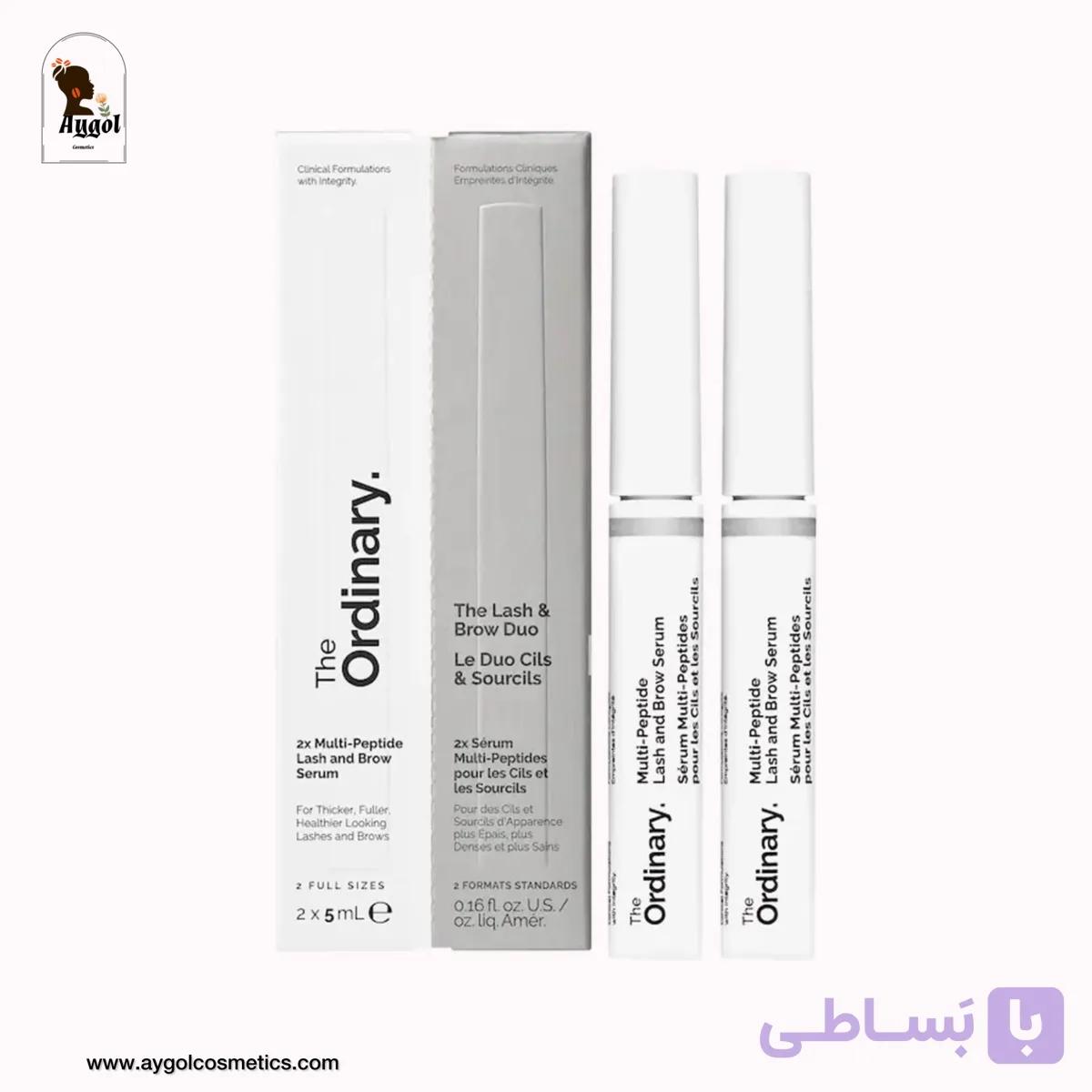 سرم تقویت کننده مژه و ابرو اوردینری مولتی پپتید لش اند برو The Ordinary Multi-Peptide Lash and Brow Serum — تصویر 1