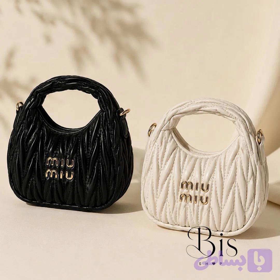 مینی بگ miu miu کد 9001 — تصویر 1