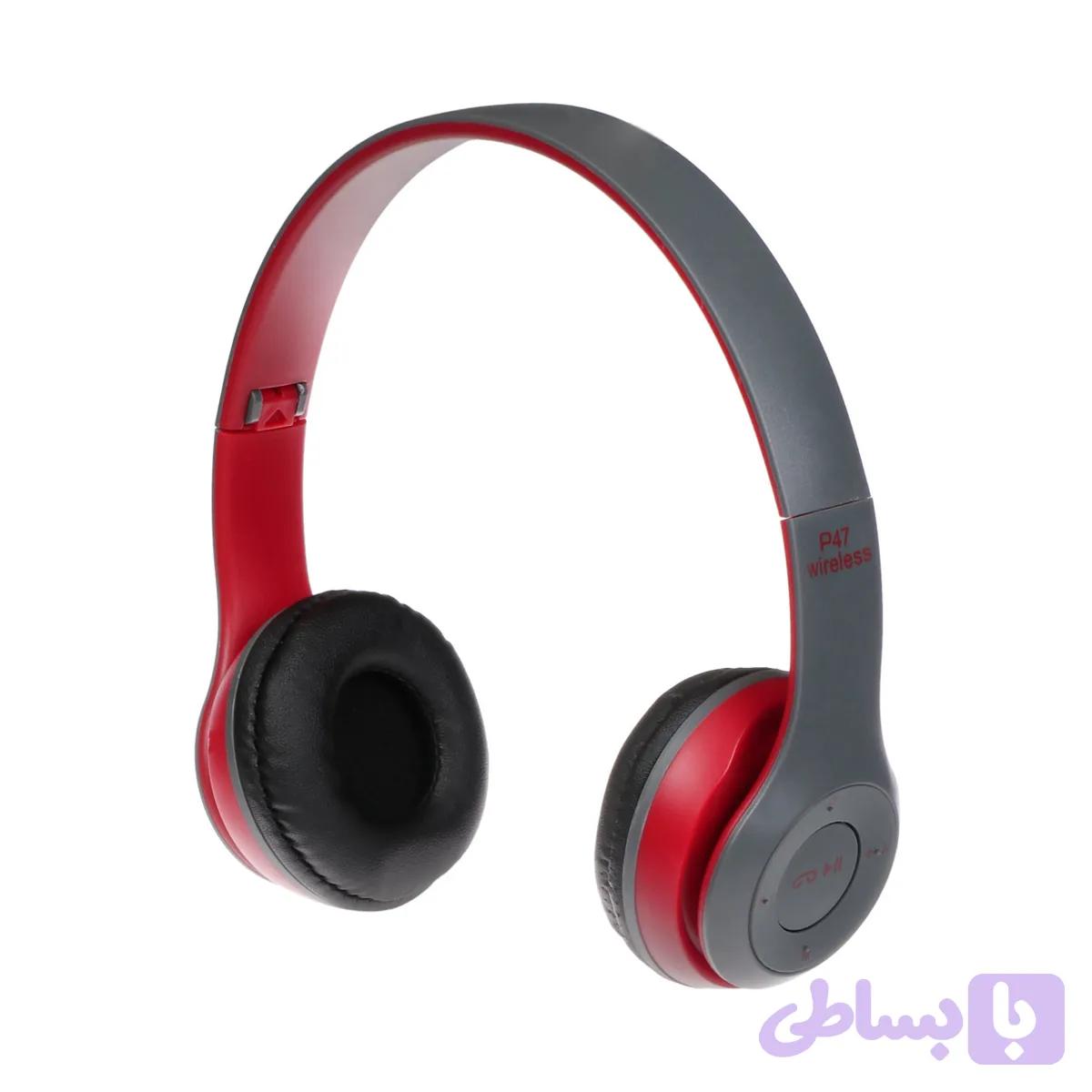 هدفون بی سیم مدل P47 | هدست بلوتوثی تاشو — تصویر 1