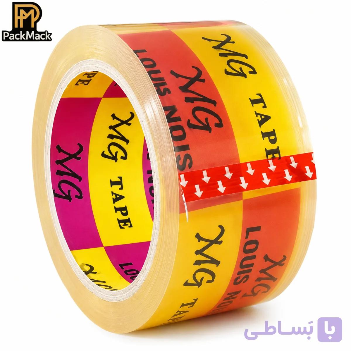 چسب پهن ۵سانتی امجی MG بی صدا طول ۹۰یارد
