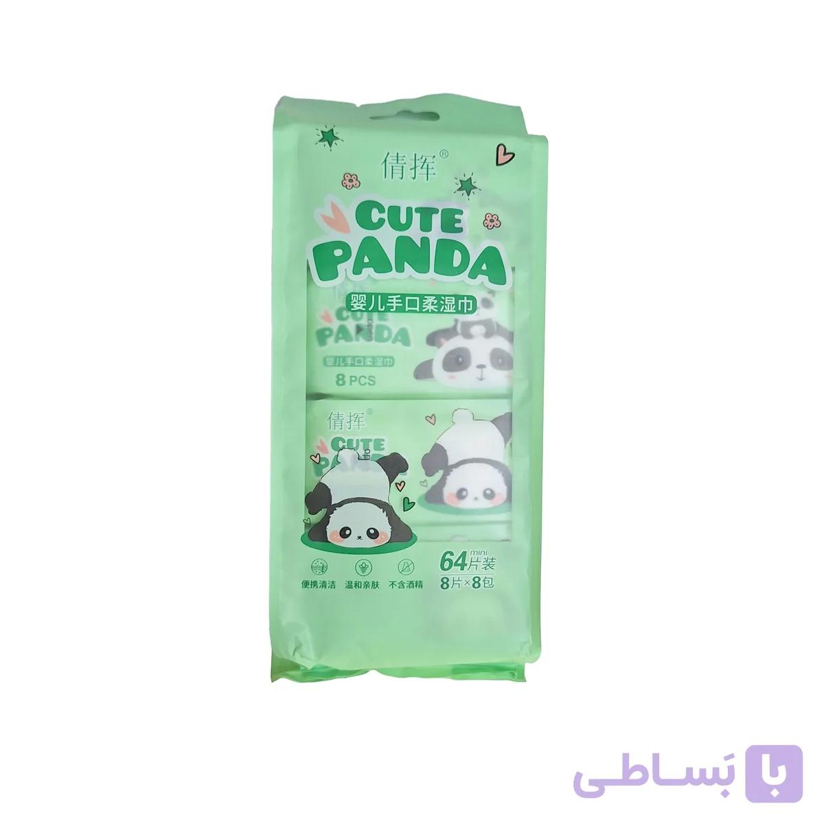 دستمال مرطوب کودک مدل مینی تکی (یک بسته ایی) — تصویر 1