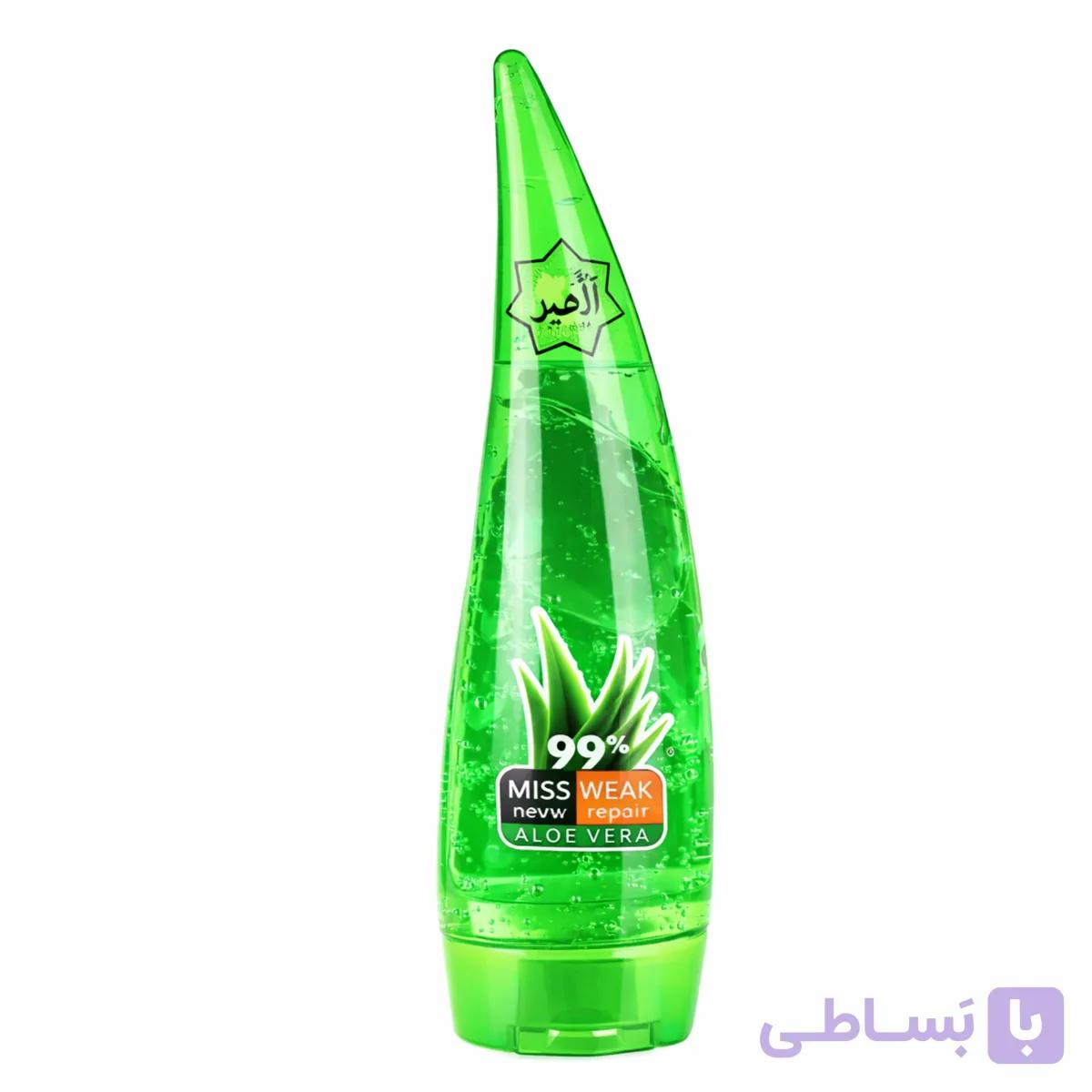 ژل آبرسان صورت و بدن الأمیر مدل آلوئه ورا مناسب برای انواع پوست حجم 260 میلی لیتر — تصویر 1