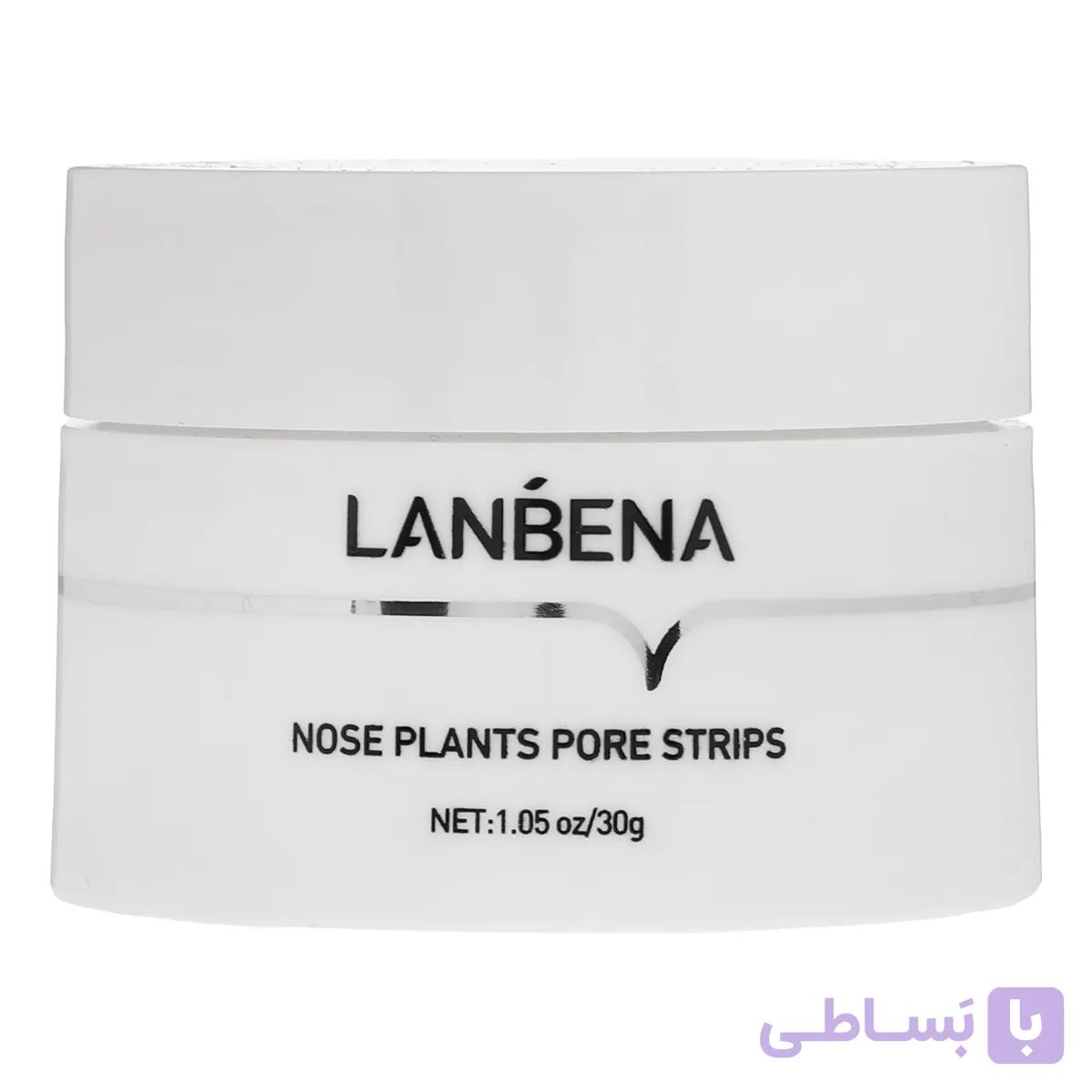 ماسک کرمی بینی لنبنا مدل سر سیاه وزن 30 گرم مناسب انواع پوست، لایه‌بردار، کوچک کننده منافذ باز، کاهش دهنده چربی، ضد جوش، روشن‌کننده و درخشان‌کننده بدون الکل و بدون رایحه — تصویر 1