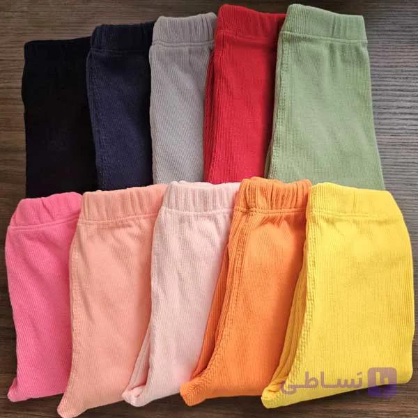 شلوار لگ بچه گانه کشباف جذب کبریتی کد 2825 — تصویر 1