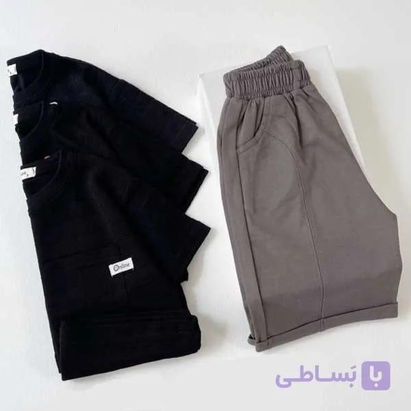تیشرت شلوارک باکسی اسپرت بچه گانه کد 2862 — تصویر 1