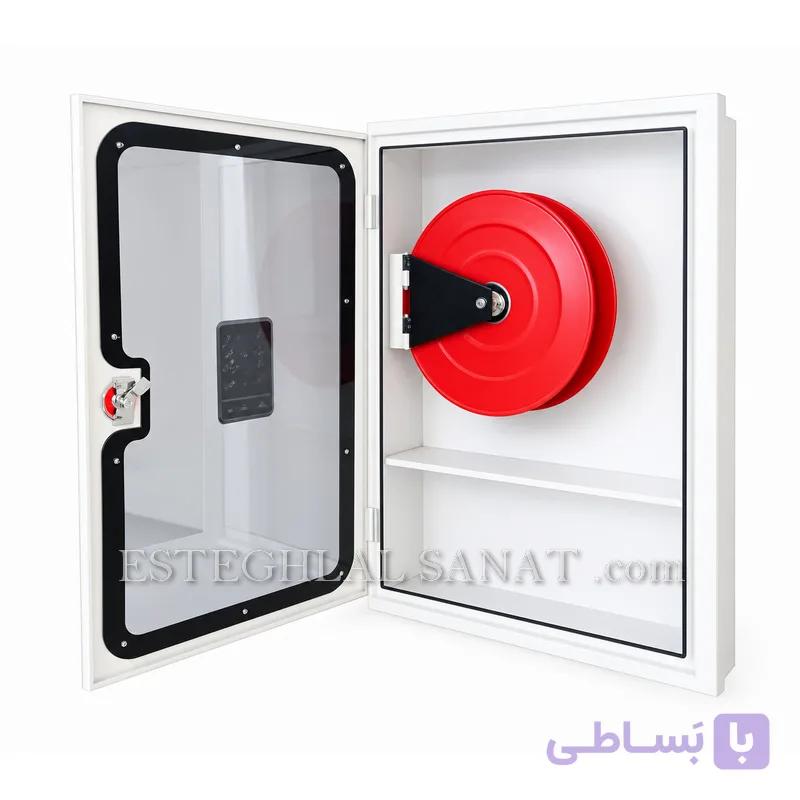 جعبه آتش نشانی دوقلوی عمودی تک درب آدر توان مدل ATC3