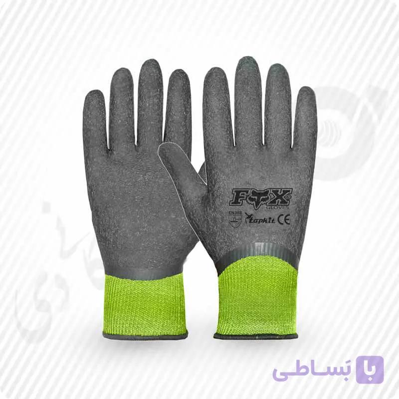 دستکش ضد برش تمام مواد لتکس FOX (کد: 2307) — تصویر 1