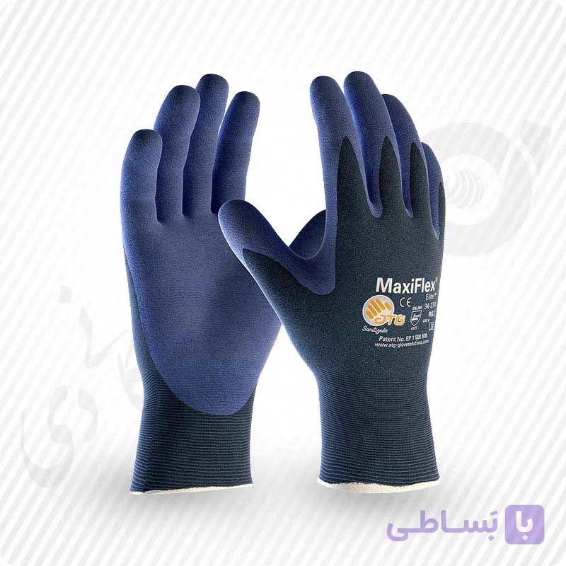 دستکش مونتاژکاری مکسی فلکس الیت – کف‌ مواد — تصویر 1