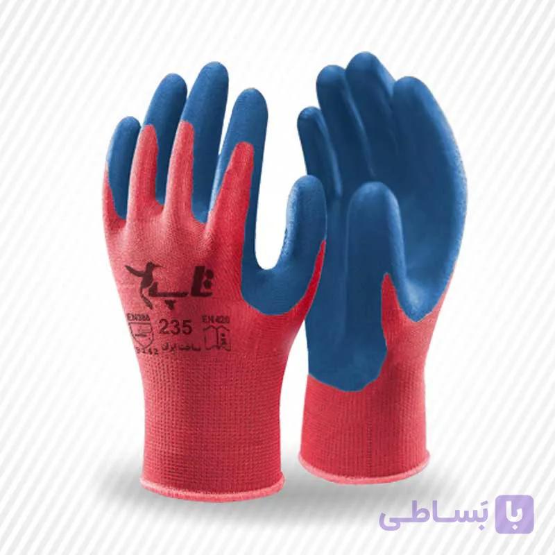 دستکش کف مواد نیتریل ساده تاپ ( کد: 235 ) — تصویر 1
