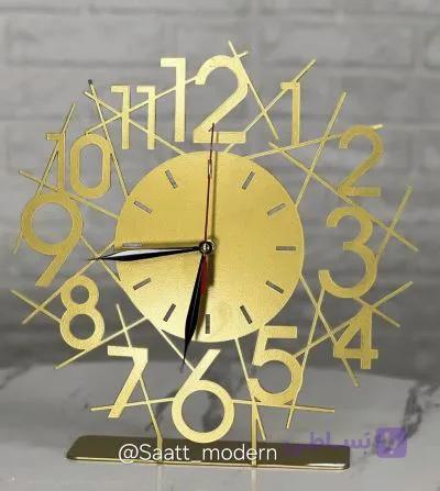 ساعت رومیزی طرح اعداد لاتین