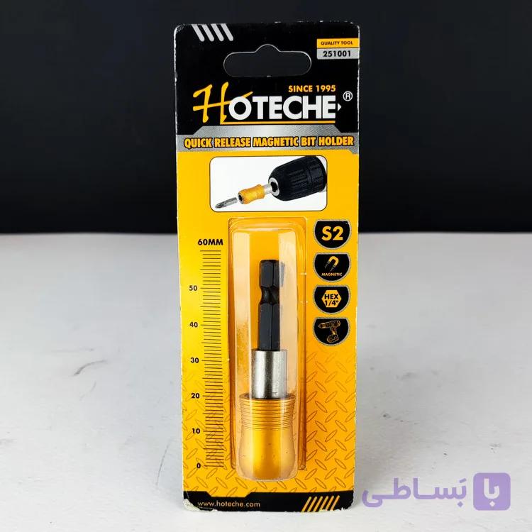 بکس سر دریلی 6 میلی متر - ضامن دار - مغناطیسی - مته گیر دریلی- برند اصلی Hoteche هوتچ (251001)