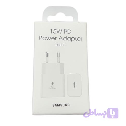 شارژر دیواری فست و PD تک پورت SAMSUNG مدل 15W — تصویر 1